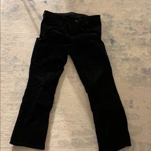 J Brand velvet black flare jeans